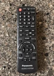 Genuine Panasonic N2QAYB000643 Mini Cd Stereo System Remote Control SC-HC55 Oem. Fixed Price $13.00.