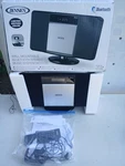 Jensen JBS-300SB Black Wall Mountable Bluetooth Remote Control Cd Music System. Fixed Price $45.00.