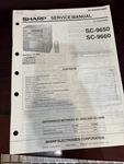Orig. Sharp SC-9650 SC-9660 SC9650 SC9660 Service Manual 1568 3537 *original*. Fixed Price $24.99.