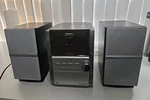 Panasonic SA-PM18 5-DISC Cd Shelf Stereo System Am/fm Radio Cassette Not Working. Fixed Price $112.50.
