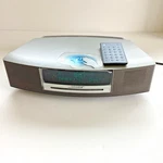 Bose Wave Music System Iii - Titanium Silver With Remote, Good Working Condition. Fixed Price $225.00.