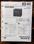 Sony HCD-441 Stereo Service Manual *original*. Fixed Price $19.97.