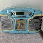 Emerson RET66TQ Rare Turquoise & Blue Digital Am/fm Radio Cd Player. Fixed Price $89.87.