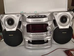 Panasonic SA-AK18 5-DISC Cd Stereo System Am/fm Radio Cassette Tested *read. Fixed Price $193.85.