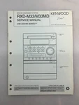 Kenwood RXD-M33 Original Service Manual Free Shipping. Fixed Price $14.00.