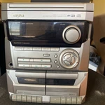 Aiwa CX-NA115 Digital Am/fm, Multi Cd, Dual Cassette Player With Two Speakers. Fixed Price $149.97.