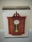 Jc Penney Home Collection #6018 Cherry Wood Curio Quartz Wall Clock. Fixed Price $161.99.