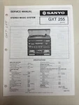 Vintage Sanyo Service Manual Model Number Gxt 255. Fixed Price $10.00.