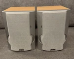 Akai Book Shelf Speakers Set 10W MX2800 Tested Works. Fixed Price $45.00.