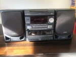 Aiwa Stereo MAX-V2100(3CD/CASSETTE/TUNER)TEST Working. Fixed Price $149.00.