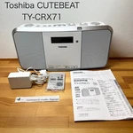 Toshiba Audio Player 2016 Cutebeat TY-CRX71 Cd Radio White Fm Am Digital Japan. Fixed Price $99.99.