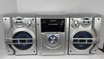 Panasonic SA-AK333 Boombox 5 Cd Dual Cassette Stereo Tested Working Great!. Fixed Price $72.40.