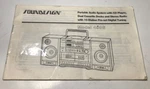Soundesign 4996 Manual Stereo Am/fm Receiver Dual Cassette Cd Player Boombox. Fixed Price $11.99.