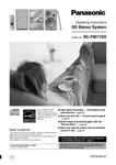 Panasonic SA-PM71SD Cd Stereo System Owners Instruction Manual. Fixed Price $22.24.