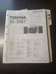 Toshiba SL-3147 Service Manual Original Repair Book Stereo Sound System. Fixed Price $49.99.