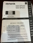 Aiwa NSX-MT240 NSX-MT241 CX-NMT240 Repair Service Manual 930 963 *original**. Fixed Price $21.99.