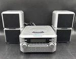 Magnavox MM435 3-PIECE Shelf Stereo System Cd, Fm Radio, Bluetooth Speakers. Fixed Price $37.87.
