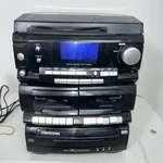 Memorex Am/fm Pll Stereo Radio 3CD Changer Double Cassette Player Model 9299M. Fixed Price $32.45.