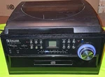 Encore Technology Cd, Turntable, Cassette, Stereo Am/fm Radio 9284MO. Fixed Price $49.90.