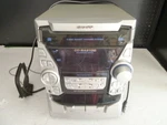 Vintage Sharp CD-BA2100 3 Changer Player Cassette Receiver. Fixed Price $29.99.