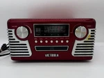 Victrola V50-200 Red Retro 50'S Bluetooth Record Player Cd Am/fm Radio Tested. Fixed Price $54.96.