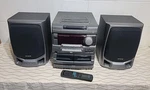 Aiwa CX-NA10 Bookshelf Stereo System 3-CD Changer Dual Cassette Tested (read). Fixed Price $112.46.