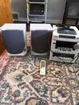 Aiwa Cd Player Cassette Tape Radio Stereo System NSX-V3001. Fixed Price $70.00.