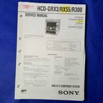 Sony HCD-GRX3 HCD-RX55 HCD-R300 Service Manual Original Paper Oem Repair Guide. Fixed Price $21.16.