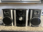 Sharp CD-MPX880 Mini Component Stereo 5 Disc Dual Cassette 2 Speakers No Remo. Fixed Price $128.77.