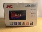 New Jvc KW-M590BT, 2-DIN Digital Media Receiver, W/ Apple Carplay & Android Auto. Fixed Price $250.00.