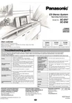 Panasonic SC-EN6 SC-EN7 Cd Stereo System Owners Instruction Manual. Fixed Price $22.24.