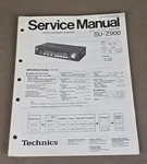 Technics Amplifier SU-Z900 Service Manual D-4582. Fixed Price $54.95.