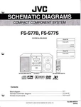 Original Jvc FS-S77B / FS-S77S Service Manual. Fixed Price $15.00.