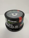 Memorex Recordable Cd-r Black 700MB 80 Minute 50 Pack New Factory Sealed. Fixed Price $37.95.
