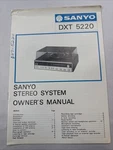 Vintage Sanyo Service Manual Model Number Dxt 5220. Fixed Price $10.00.