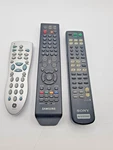 Television Remote General Electric Samsung Sony Av System 2 Bundle Of 3 No Test. Fixed Price $28.00.