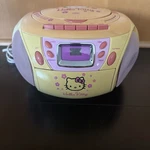Hello Kitty KT2028A Pink/white Boombox Cd Player Cassette Am/fm Aux Tested. Fixed Price $72.99.