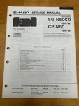 Sharp SG-N50CD CP-N50 Stereo Turntable Service Manual Vintage Oem Diagrams. Fixed Price $14.99.