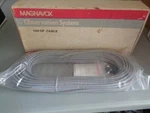 Magnavox Observation 100' Ft Accessory Cable Connector Plugs 1988 New Old Stock. Fixed Price $15.00.