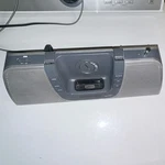 Ilive Audio Am/fm Radio Speaker System W/ Ipod Dock, Wired Gray/silver. Fixed Price $19.99.
