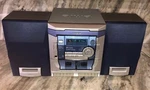 Aiwa NSX-AJ100 Audio System 3 Cd/radio/aux/dual Cassette Player-rare-ship N24 Hr. Fixed Price $529.88.