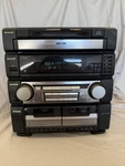 Aiwa CX-ZR555U 5-CD Changer Cassette Stereo Am/fm Super T-bass 1998. Fixed Price $45.00.