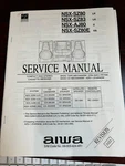 Aiwa NSX-SZ83 NSX-AJ80 NSX-SZ80E 1147 1723 Service Manual *original**. Fixed Price $24.99.