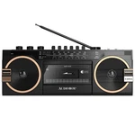 Audiobox Usa RXC25BTBLK 10W Portable Cassette Player W/ Bluetooth. Fixed Price $59.14.