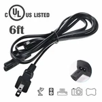 6FT Ul Power Cord For Wiscent WTB-797 WTB797 Nostalgic Bluetooth Stereo System. Fixed Price $19.31.