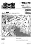 Panasonic SA-AK403 SA-AK410 SA-AK510 SA-AK610 Cd Stereo Instruction Manual. Fixed Price $22.24.