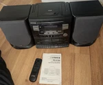 Fisher PH-D760 Compact Shelf Stereo Cd/cassette Am/fm W/ Speakers Remote Black. Fixed Price $120.00.