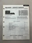 Sharp SC-6600 5100 RP-6600 Original Service Manual Free Shipping. Fixed Price $14.00.