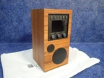 New Como Audio Amico Amtbek Portable Wireless Smart Speaker System Teak/black. Fixed Price $129.99.