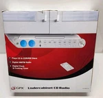 Gpx Under-cabinet Radio KCCD6817DP Silver Am/fm Clock Timer Player. Fixed Price $49.00.